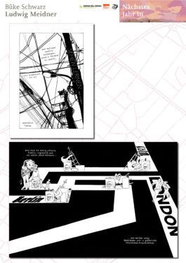 Nächtes Jahr In, Exhibition, Heinrich-Böll-Stiftung Rheinland-Pfalz, Poster Studio Michael Schmitz