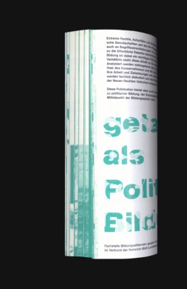 Antidemokratie getarnt als politische Bildung, Heinrich-Böll-Stiftung Rheinland-Pfalz, Weiterdenken, Heinrich-Böll-Stiftung Sachsen, Studio Michael Schmitz Studio Michael Schmitz