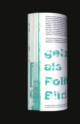 Antidemokratie getarnt als politische Bildung, Heinrich-Böll-Stiftung Rheinland-Pfalz, Weiterdenken, Heinrich-Böll-Stiftung Sachsen, Studio Michael Schmitz Studio Michael Schmitz