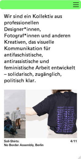 SOLI-Party Mobile Website Studio Michael Schmitz