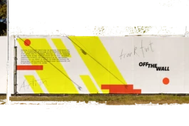 Off the Wall, fence banner, making frankfurt, World Design Capital Frankfurt 2026, Studio Michael Schmitz Studio Michael Schmitz